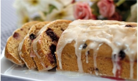 Bolo de Banana e Mirtilos  Panelaterapia - Google Chrome