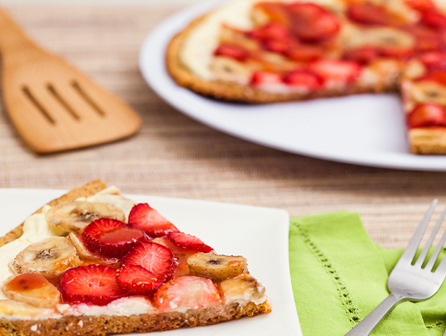 SITE Aprenda a fazer pizza doce integral