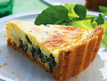 SITE Cheesecake de espinafre