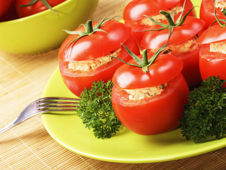 SITE tomate recheado com frango cremoso