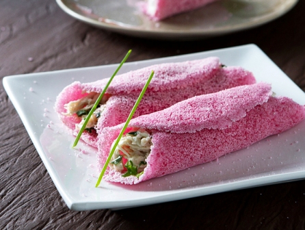 Tapioca roxa beterraba